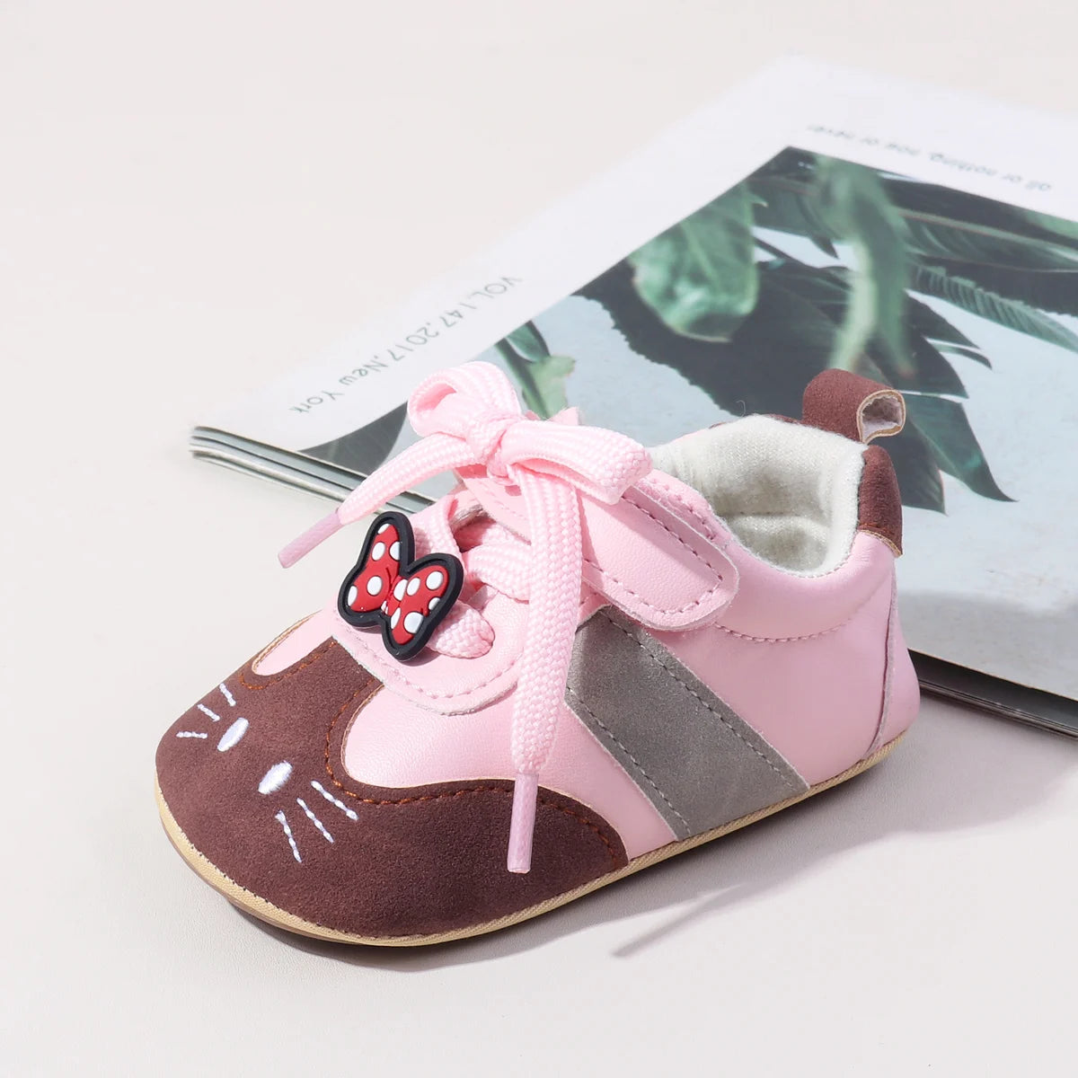 New Design Baby Girls First Walking Toddler Shoes Spring And Autumn Baby Indoor Outdoor Sneaker With High Quality PU Leather