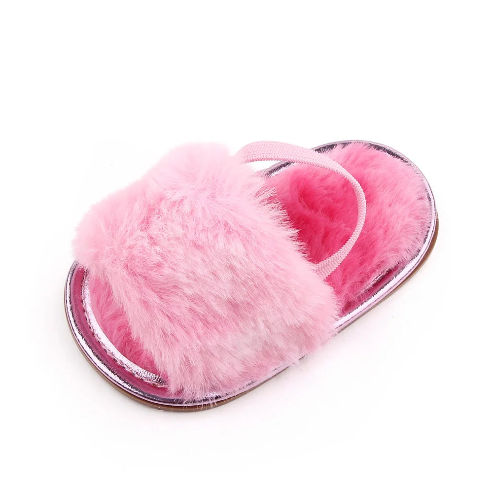 Baby Winter Soft Slipper For 0 To 18 Months Non Slip Plush Warm Shoes For Boys And Girls Model 2024
