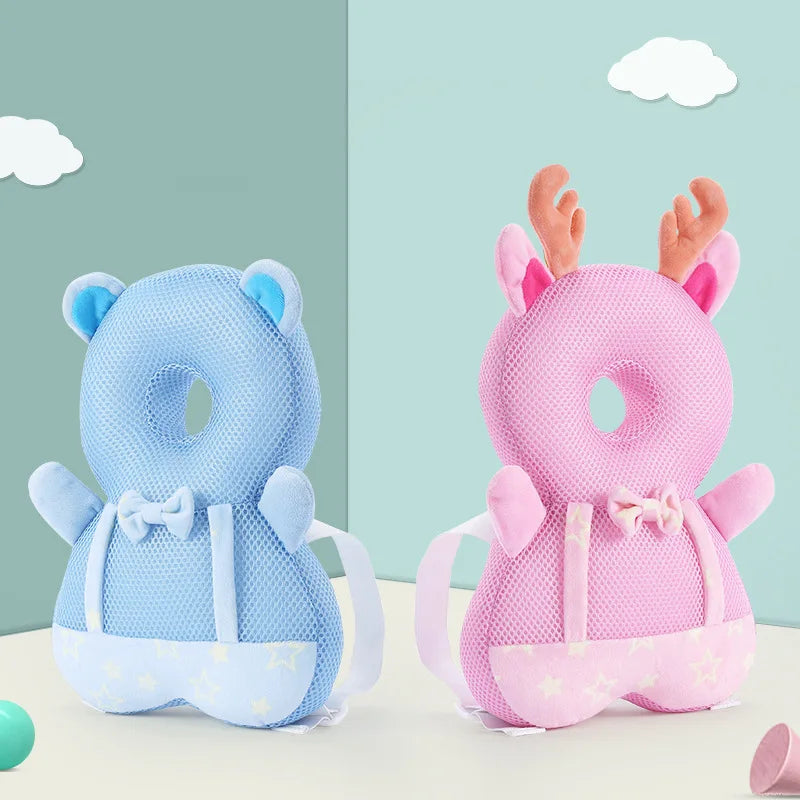 1-3T Toddler Baby Head Protector Backpack Pillow Safety Pad Cushion Prevent Injured Cartoon Security Pillow Protective Headgear