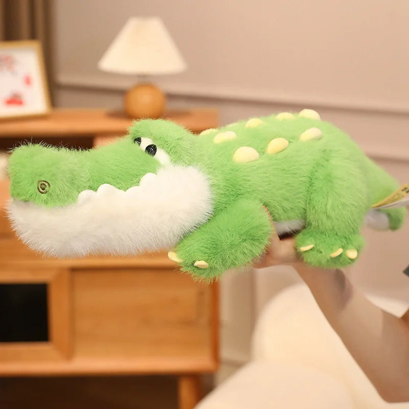 Soft Stuffed Animal Crocodile Doll Plush Toy Decorated  Plush Toy Pillow  Cartoon Crocodile  Birthday Gift For Children
