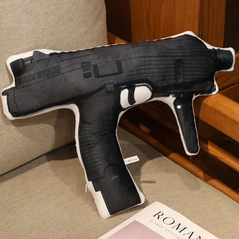 Hot Super Cool Realistic Stuffed Printed Firearm Plush Toys Soft Funny Lifeiliek Rifle Sniper Rifle Toys Game Props For Boys