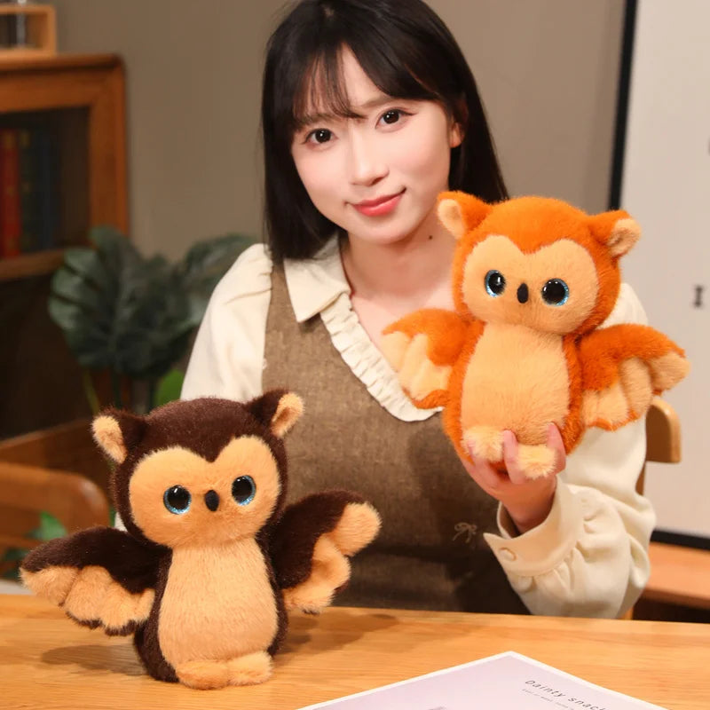 1pc Lifelike Owl Plush Toy Simulation Macaw Doll Cartoon Stuffed Bird Animal Plush Doll Birthday Gift For Kids Home Decoration