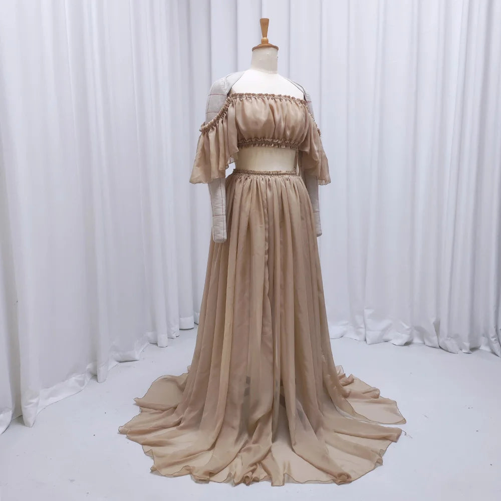 Maternity Gown Two Piece