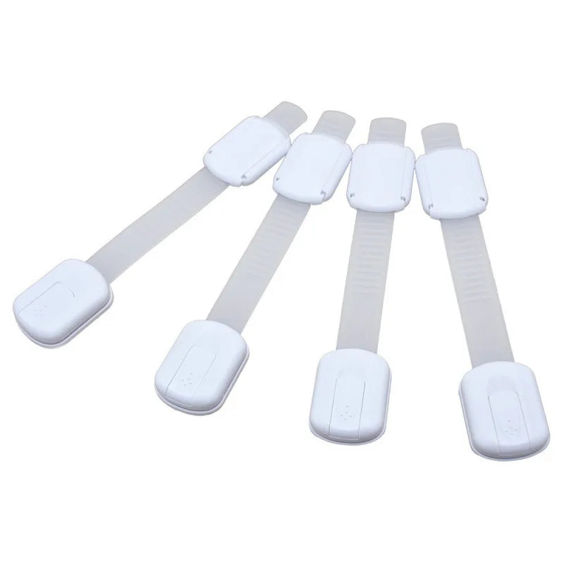 Multifunctional Banded Cabinet Door Safety Locks Drawer Locks Child Pet Proof Protective Latches for Home Security