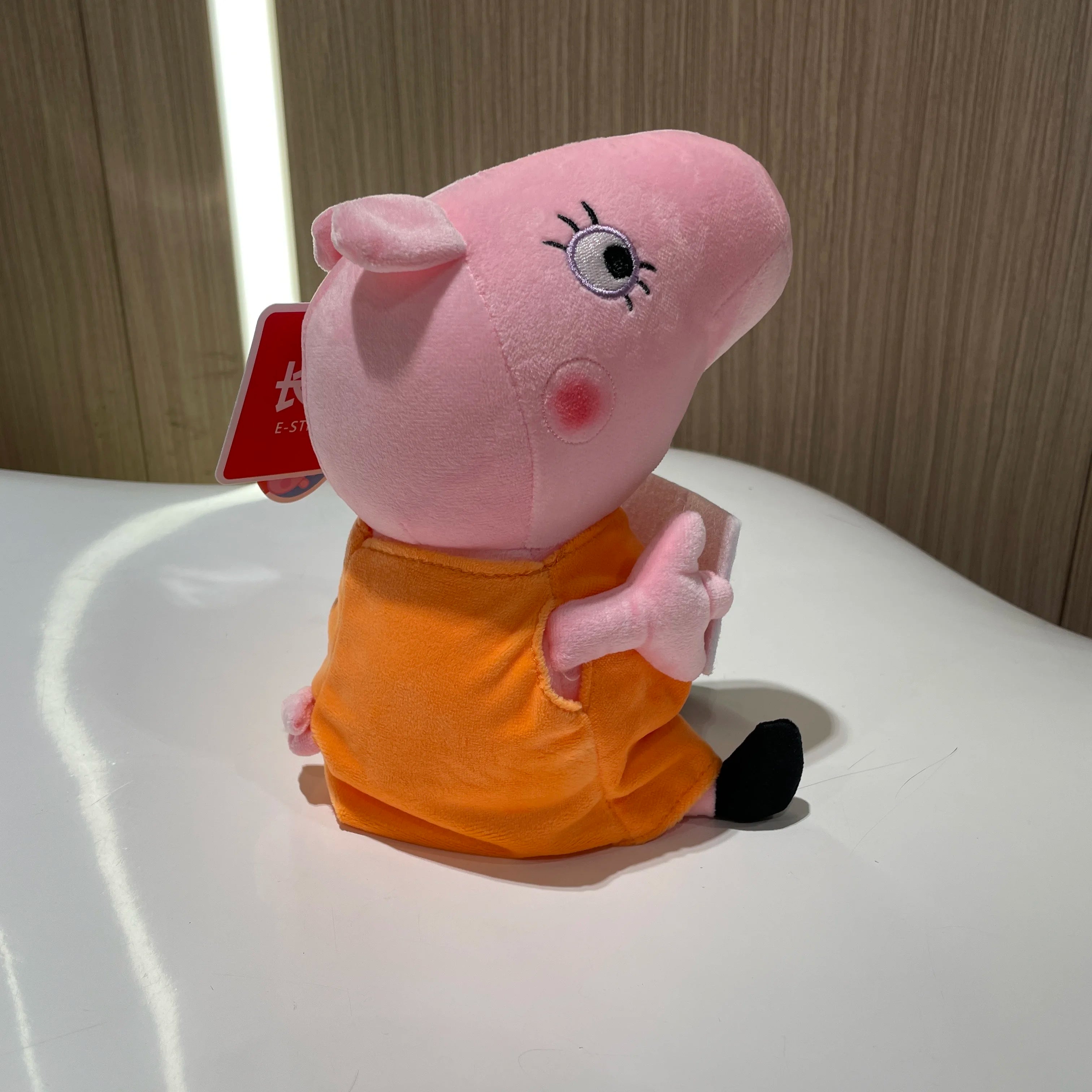 4pcs/set Genuine Peppa Pig 19cm Peppa George 30cm 12'' Mummy Daddy family set Plush Toy Birthday Christmas gift Children Toy