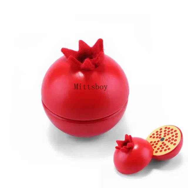 Sesele Magnetic Montessori Fruit Toy Set Model SFL01 Wooden Educational Toy With Lemon Grape Apple Durian