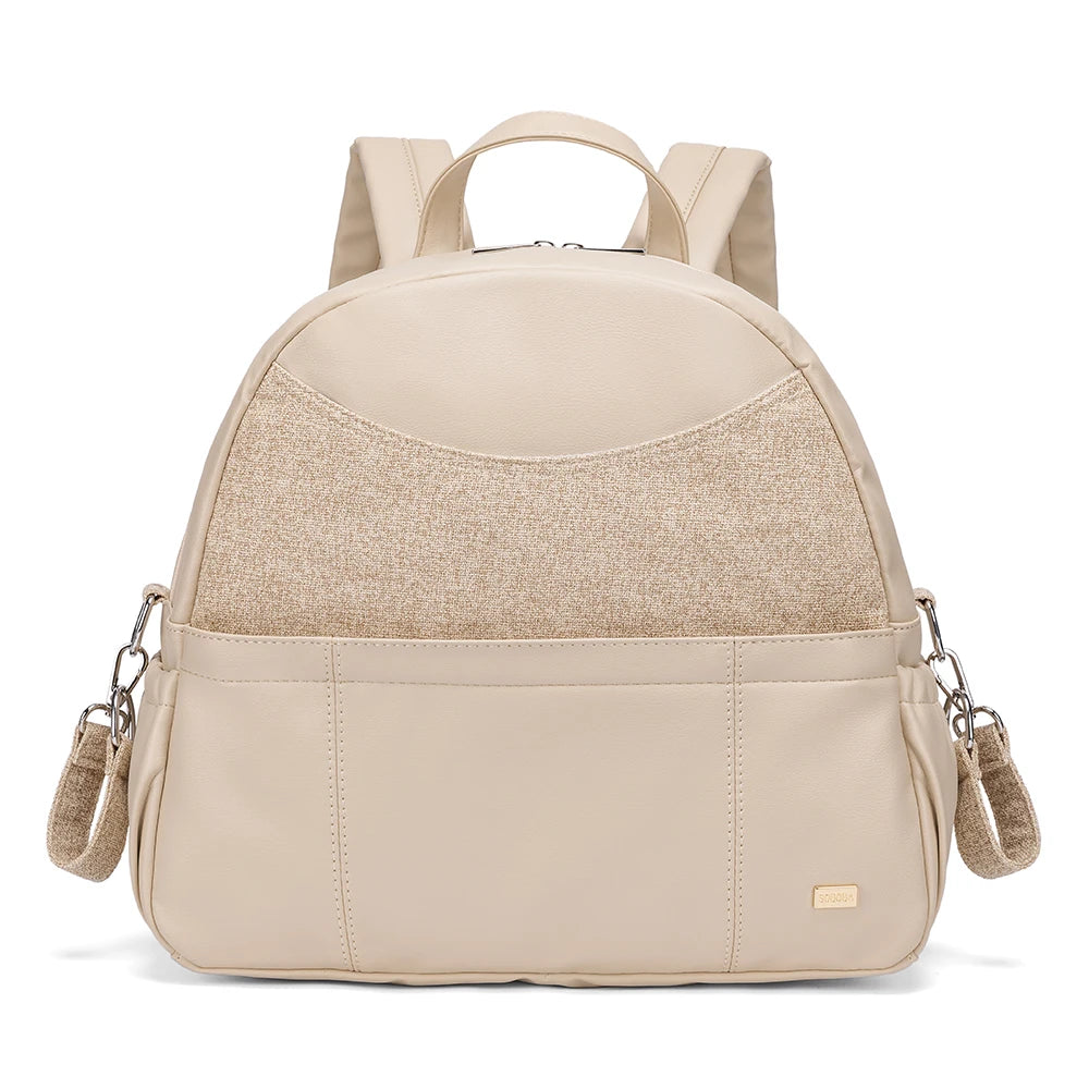 Soboba Diaper Backpack for Women Large Capacity Multi-functional Nappy Changing Bag with 2 Straps can Hang on Stroller