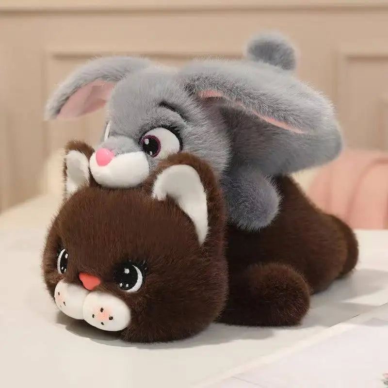 Companion Latest Lying Rabbit Red Panda Baby Elephant Doll Kawaii Stuffed Plush Toy Cartoon Anime Cute Pillow Kids Birthday Gift