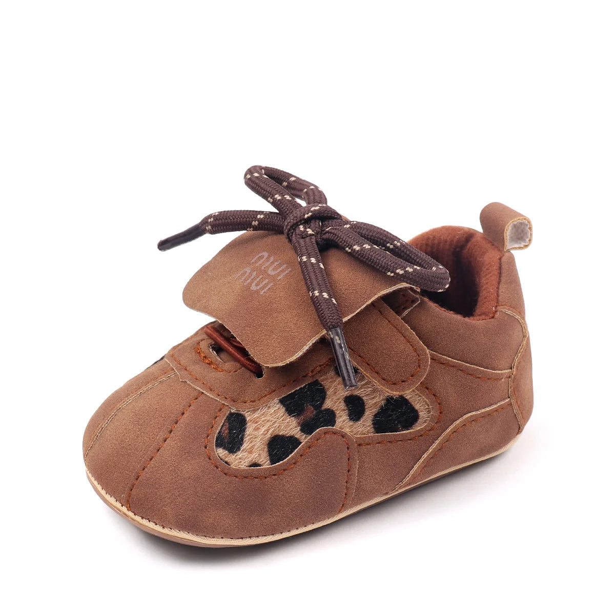 Leopard Print Baby Shoes Non Slip Casual Shoes For Spring And Autumn Toddler Boys And Girls Model 001