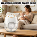 1PCS Wearable Electric Breast Pump Hand Free Low Noise Portable Breast Milk Collector Anti Backflow Comfort Breast Pump BPA-free