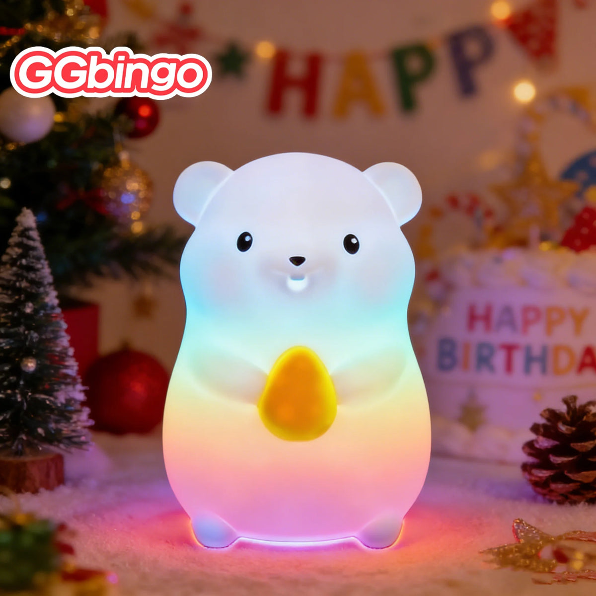 Silicone Sheep Night Light Usb Rechargeable Dimmable Eye Friendly Lamp For Kids Bedroom Nl01