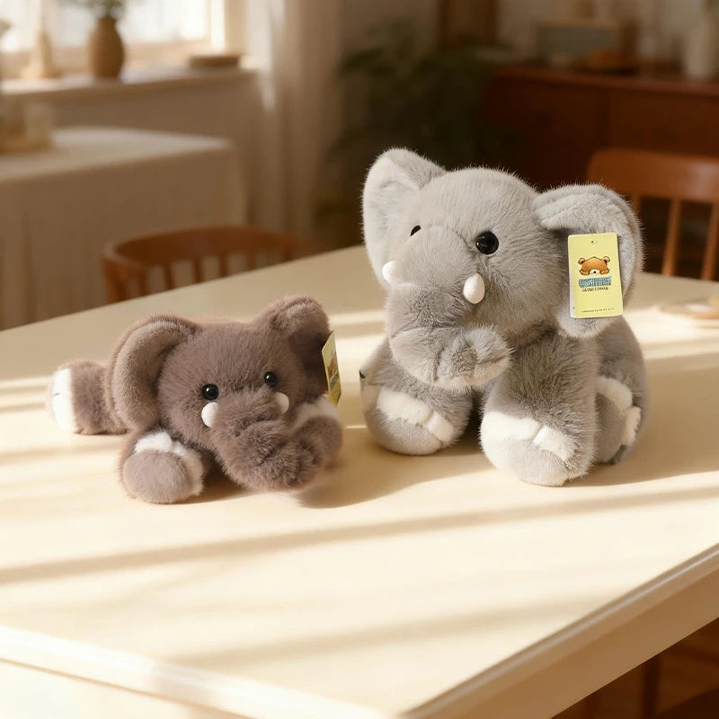 Hot Stuffed Animals Elephant Plush Doll Back Cushion Sofa Decorative Stuffed Elephant Toy 30/45cm Throw Pillow Elephant Doll