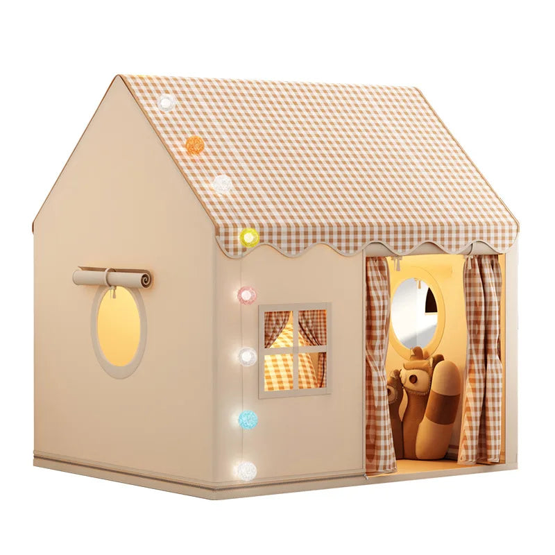 Kid Toys Tipi Tent Princess Girl Castle Play House Children Small House Folding Playtent Baby Tent Chrismas Gift No Light Ball