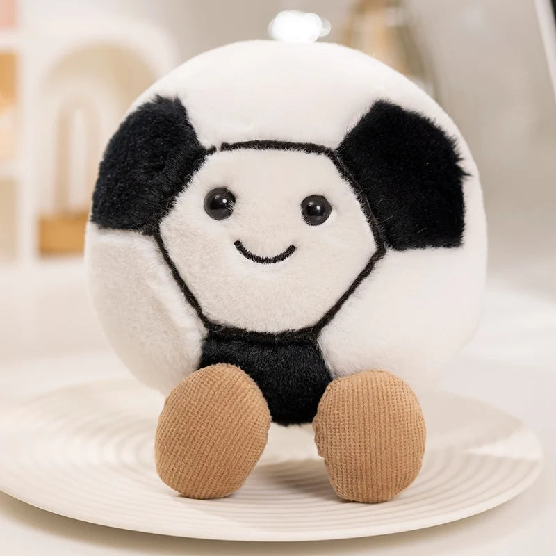 Aurora Multi Sport Plush Toy Soft Pillow Featuring Basketball Football Tennis Baseball Billiards Model 0000