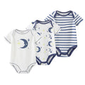 3 Pcs /Lot Summer Cartoon Newborn Unisex Baby Boy Girl Bodysuits Soft Baby Onesies 100%cotton Baby Clothes