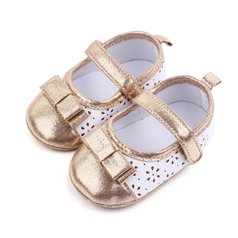 2025 Hot Selling New Style Spring Autumn Newborn Baby First  Toddler Shoes Cute Bow Princess Shoes New Casual Shoes For 0-18M