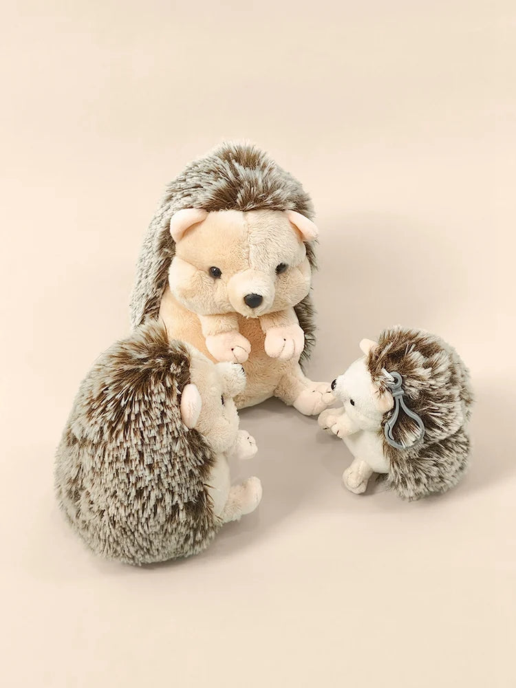Cute Hedgehog Plush Toy Stuffed Animal Sleeping Companion Doll for Room Decor Adorable Birthday Gift