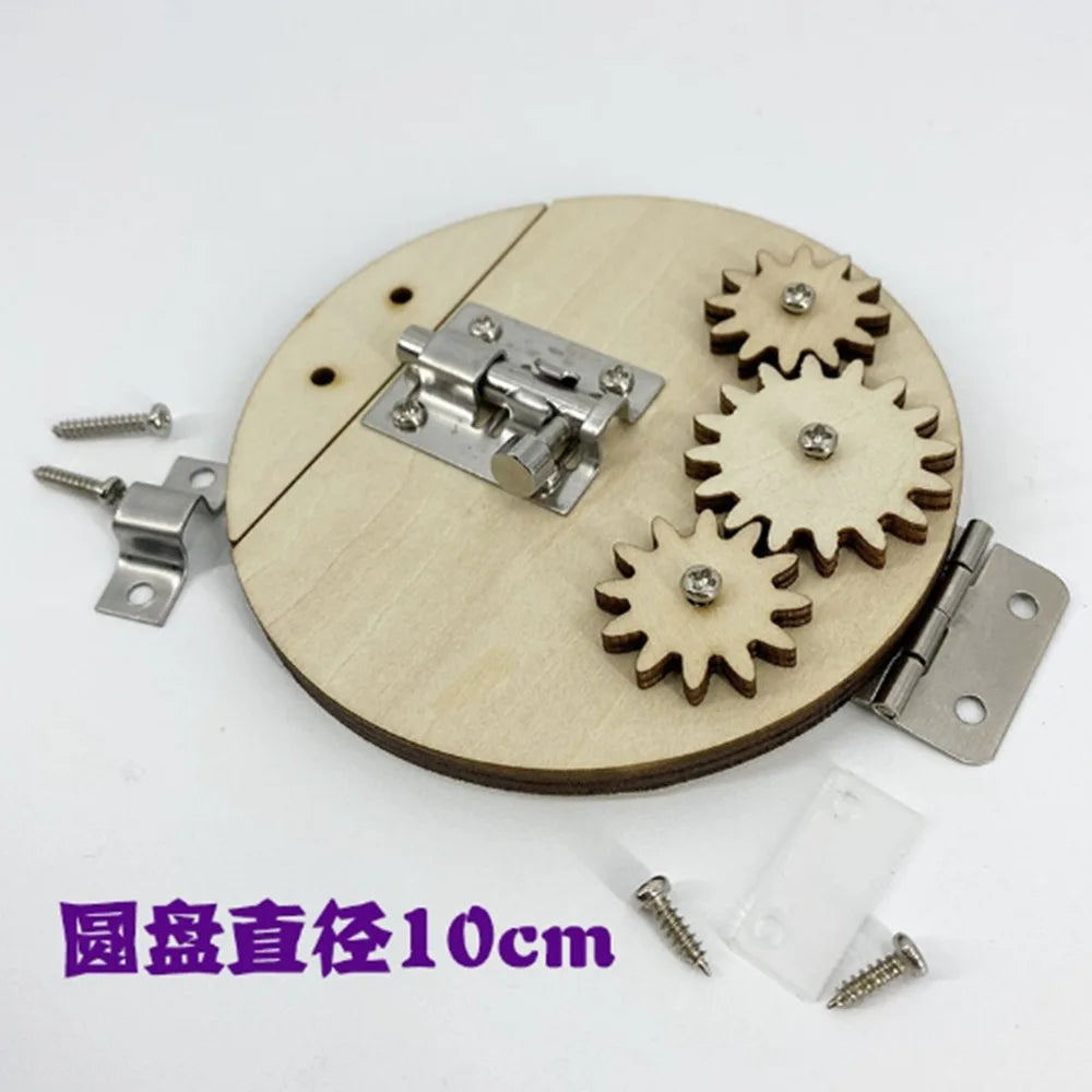 New Kindergarten Montessori Busy Board Hourglass Puzzles Educational Toy Model HGB01