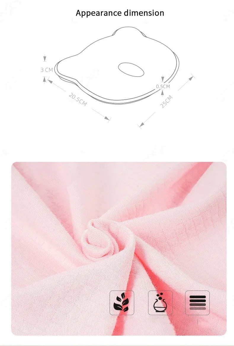 Newborn Baby Memory Pillow Four Seasons General Memory Foam Baby Pillow Pure Cotton Anti-Migraine Newborn Shaping Pillow