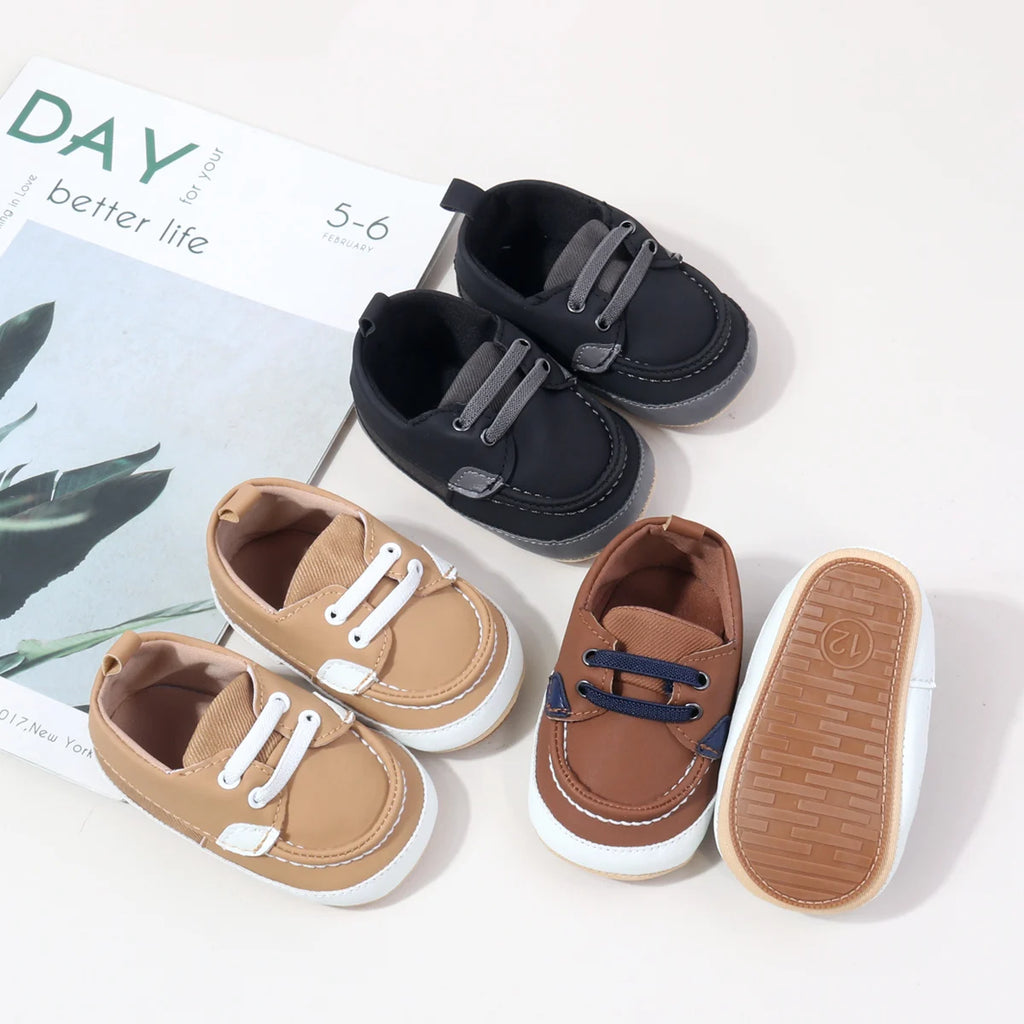 Spring and Autumn 2025 New Baby Shoes 0-1 Years Old Toddler Walking Shoes Anti-Slip Leisure Shoes
