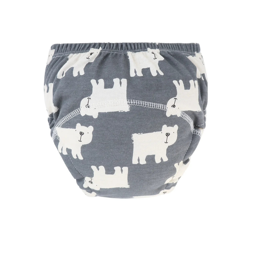3pcs Baby Training Pants Cloth Diapers Toddler Pants Breathable Cotton Diapers Washable Boys Girls Cloth Diaper Reusable Nappies