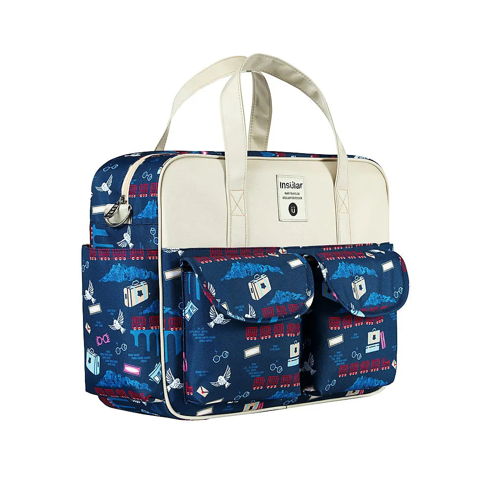 Insular Diaper Bag lc01 Large Capacity Travel Shoulder Bag Waterproof Nappy Bag Portable Stroller Bag for Baby Care