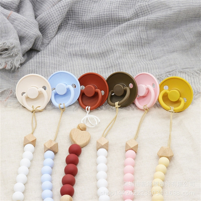 Portable Baby Pacifier BPA Free  Soother Silicone Luminous Pacifier Multi-pattern Design for Boys Girls Durable