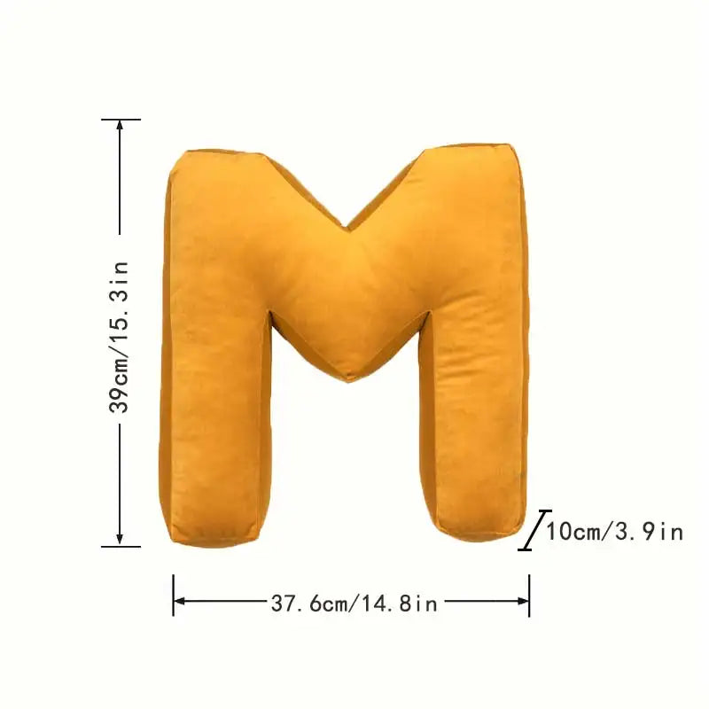 26 Letters Throw Pillow Hand Crafted Children Party Gift Backrest Toys Bedroom Background Decor Photography Prop Baby Shower