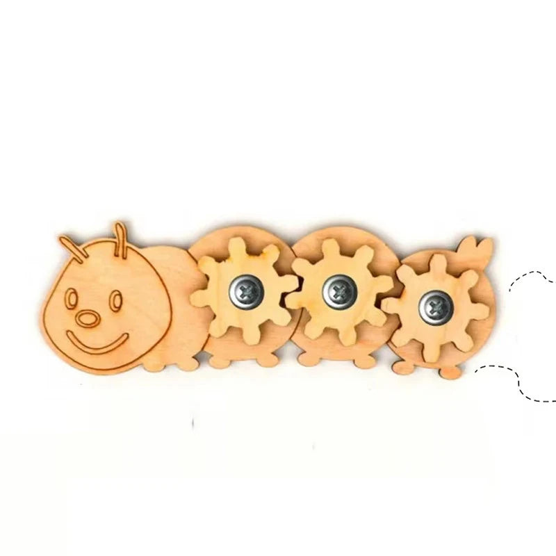 New Busy Board Accessories Montessori Wooden Toy Carriage Castle Slide Robot Educational Toy Early Education Training Toy Gifts
