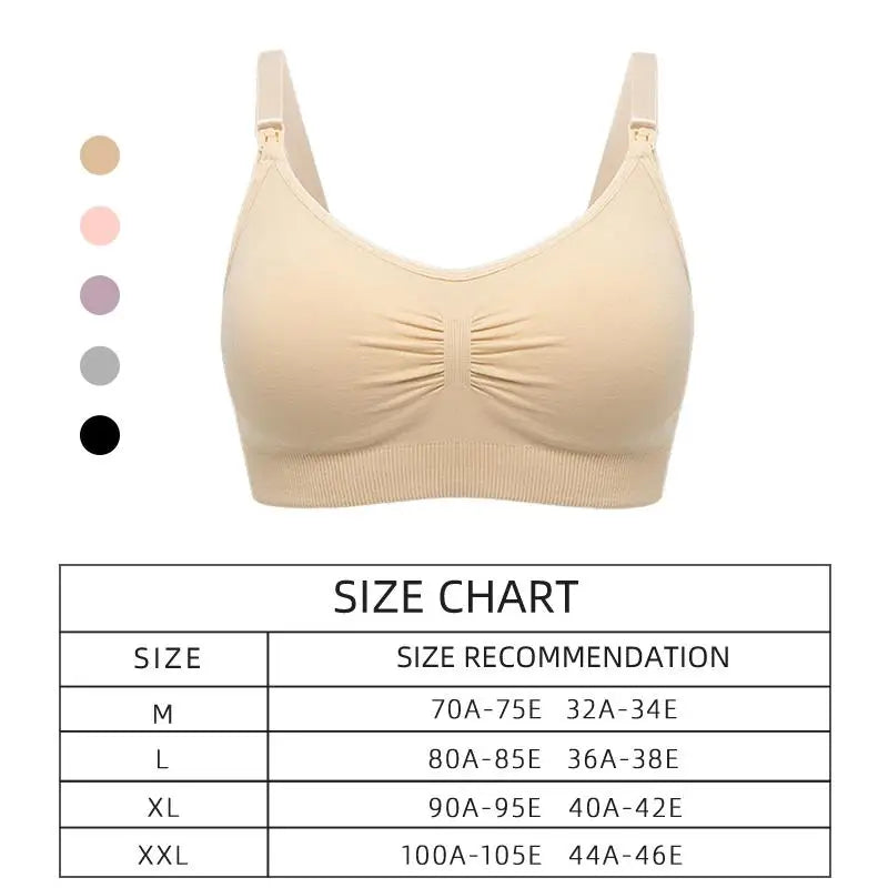 Nursing bra boneless maternity bra maternity wear anti-sagging nursing women breathable nursing bra high quality large size brea