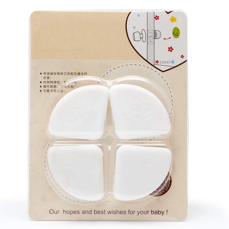4pcs/set Safety Glass Table Corner Protector Guards for Baby Toddler Kids Head Furniture Edge Anti-collision Bumper Pad Cover