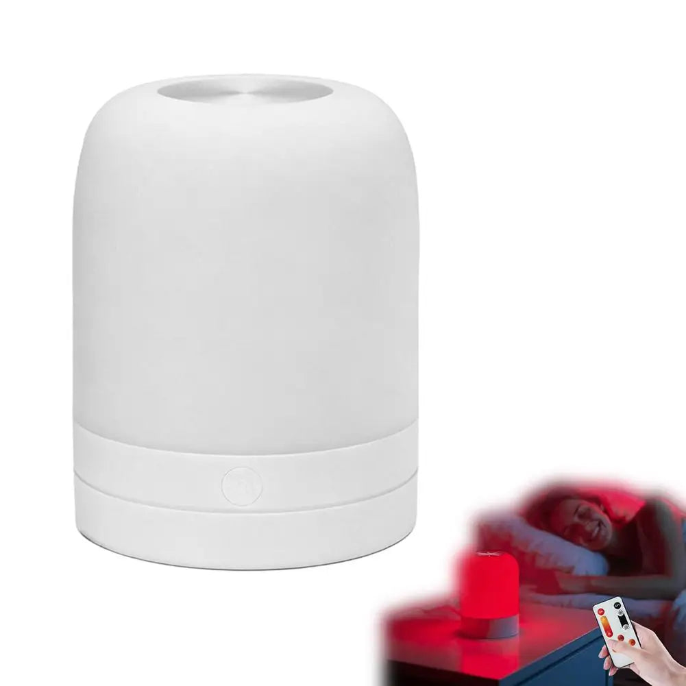 670nm Red Light Night Light Sleeping No Blue Melatonin Rechargeable Brightness Sleep Lamp Portable Eye-care Lamp