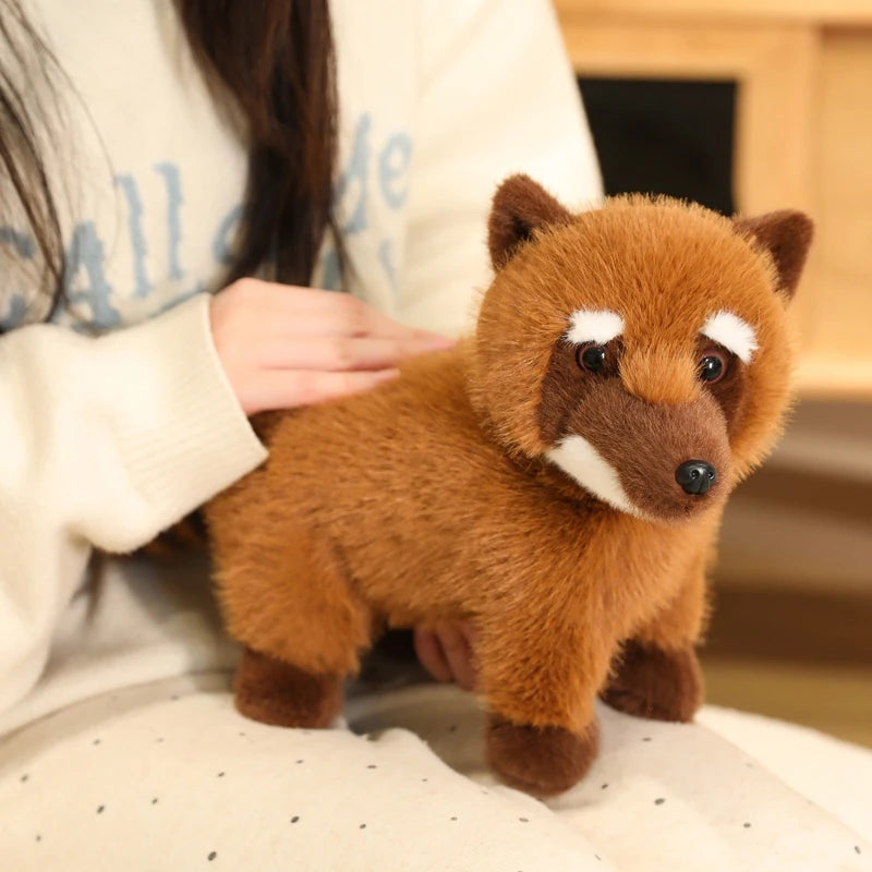 Hot 1pc 50cm Realistic Raccoon Stuffed Animal Doll - Cute Simulation Handmade Toy High Quality Lovely Kids Ornament Gift