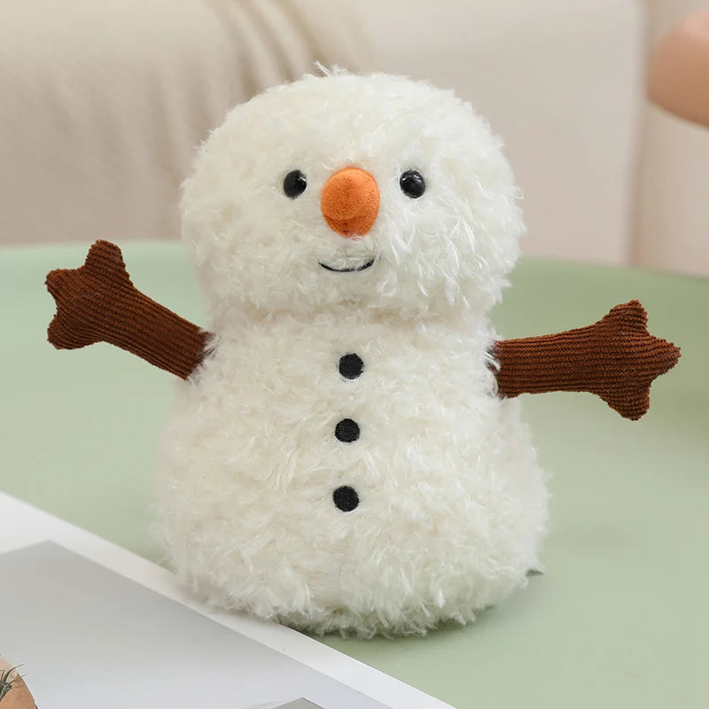 20cm Soft Furry Plush Toys Cute Stuffed Animals Fox Owl Pig Lamb Chick Duck Cuddly Companions