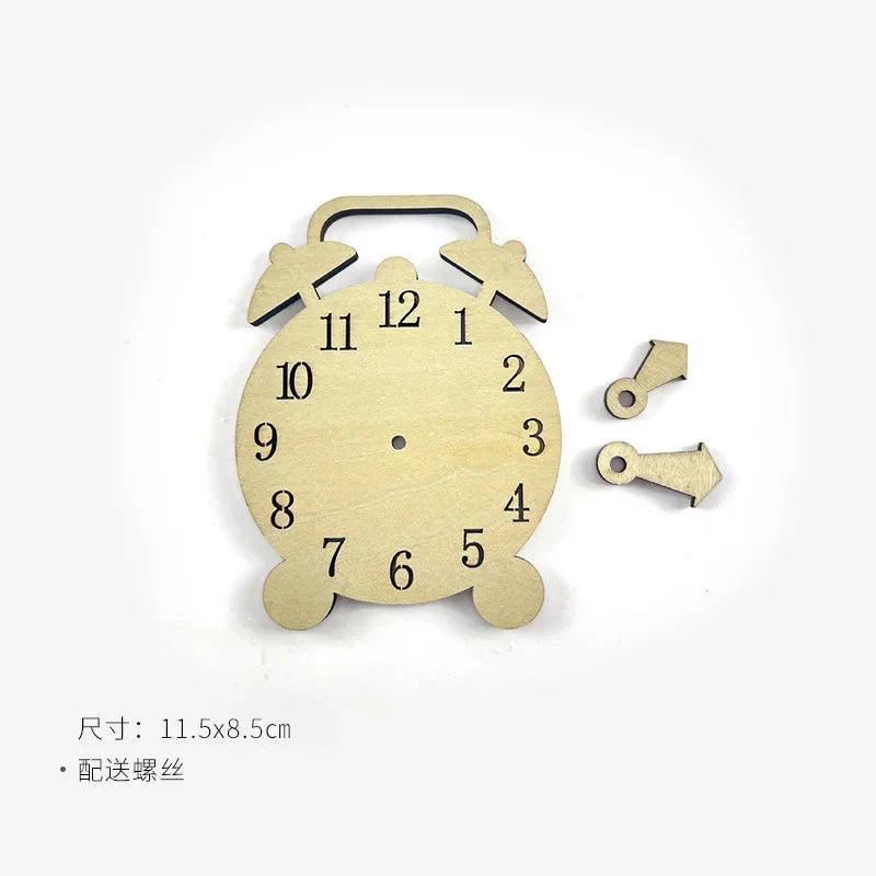 Wooden Busy Board Toy for Montessori Learning With Clock Mirror and Unlock Activities Model MB-001