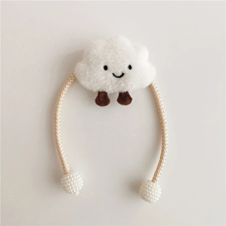 Daisy Flower Pearl Clasp Tieback Window Curtain Buckle Clip Kids Room Hanging Curtain Holders Tie Backs Curtain Accessories Home