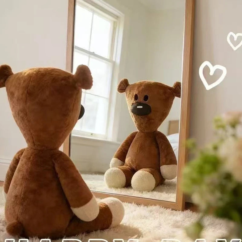 Cute High Quality Fun Mr Bean Teddy Bear Plush Toy Stuffed Animals Cute Coffee Baby Doll Mini Pillow Decor Soft Children Birthda