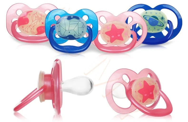 Dr. Brown's pacifier / silicone material / soft newborn baby to 0-6-12-18 months baby use
