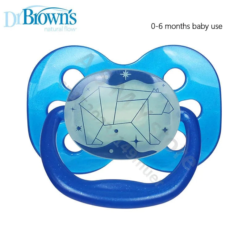 Dr. Brown's Silicone Pacifier For Newborns 0-18 Months Soft Silicone Pacifier For Gentle Soothing