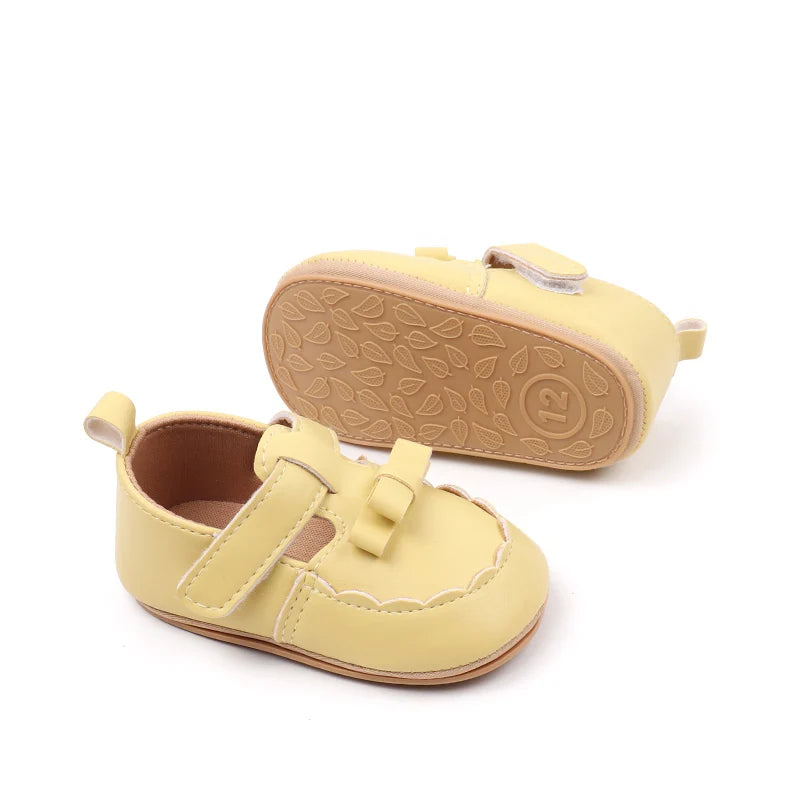 Hot Sale Spring and Autumn Baby Girl Princess Fashion Design Anti Slip Shoes Hign Quality Breathable Toddler Shoes First Walkers