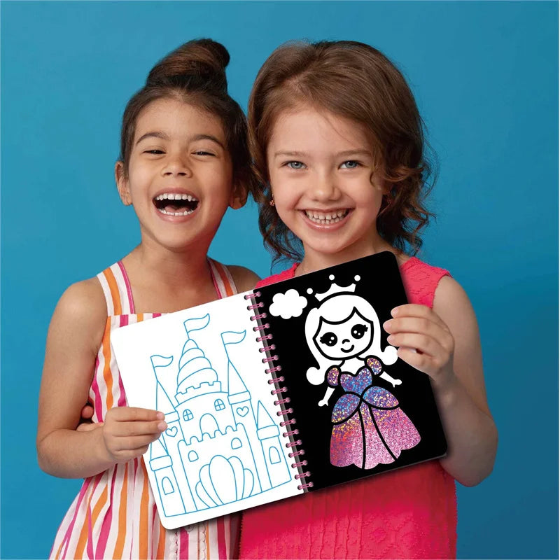 DIY Cartoon Magical Transfer Painting Crafts for Kids Arts and Crafts Toys Children Creative Educational Learning Drawing Toys