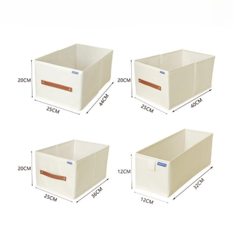 Oxford Foldable Boxes Clothes Organizers Underwear Pants Storage Box of Cabinets and Drawers for Bedroom Wardrobe Organization