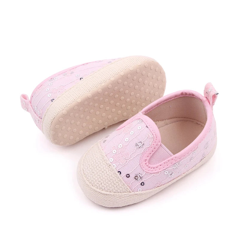 Springtime Learning Walkers 0-1 Years Old Boys and Girls Shoes with Soft Bottom Comfortable Footwear for Baby Playtime