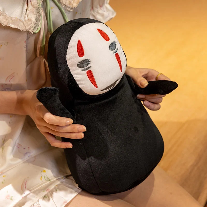 Japanese Anime No Face Man Stuffed Plush Toy Soft Figure Doll Home Decor Birthday Gift Intresting Movie Character Collectible