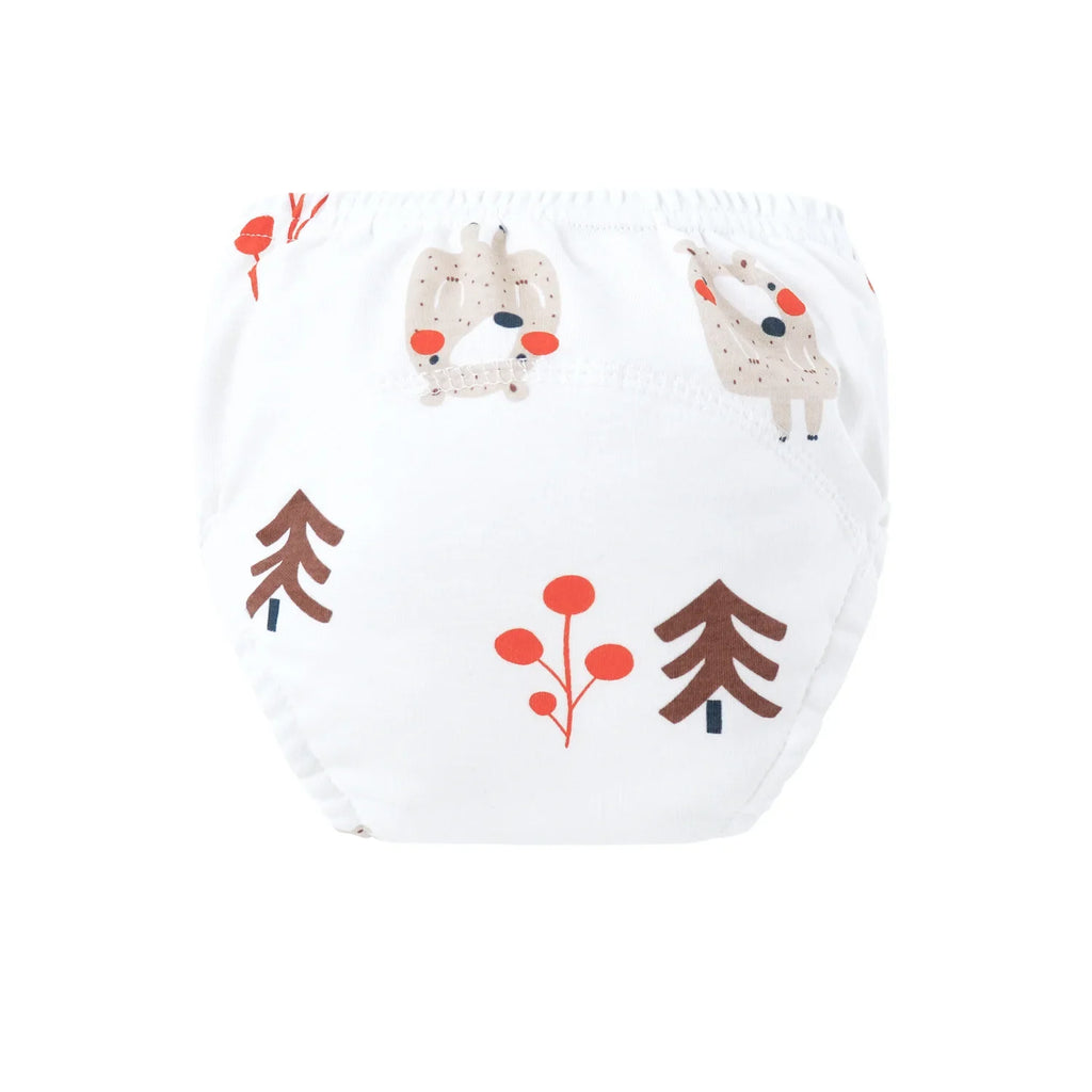 3pcs Baby Training Pants Cloth Diapers Toddler Pants Breathable Cotton Diapers Washable Boys Girls Cloth Diaper Reusable Nappies