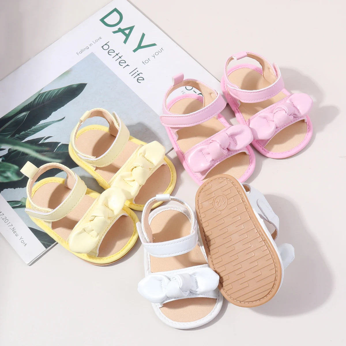 Summer 2025 Best-Selling New Baby Bow-Style Sandals - Perfect For Baby's Breathability And Learning To Walk