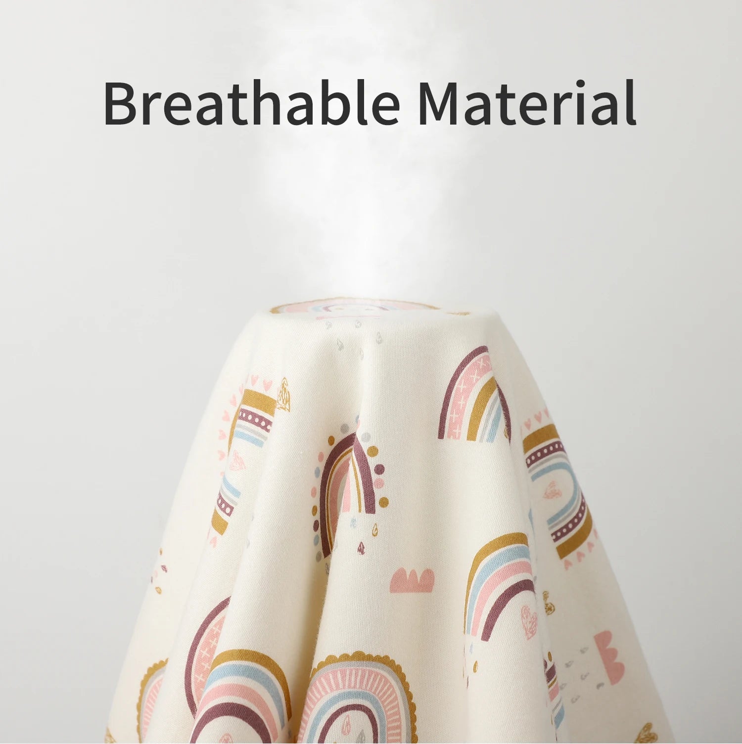 INSULAR Child Cotton Cover 2-layer Infant Swaddling Quilt Kid Nap Blanket Breathable Baby Blanket Skin-friendly Multi-functional