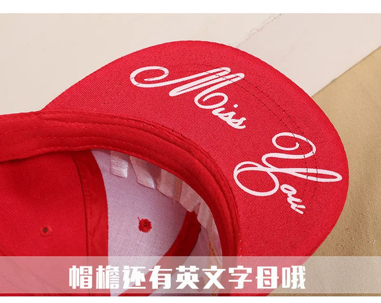 Children's Hat Spring and Autumn Thin Style Boys Baseball Cap Spring Baby Duckbill Trendy Kids1Years Old2Spring and Summer