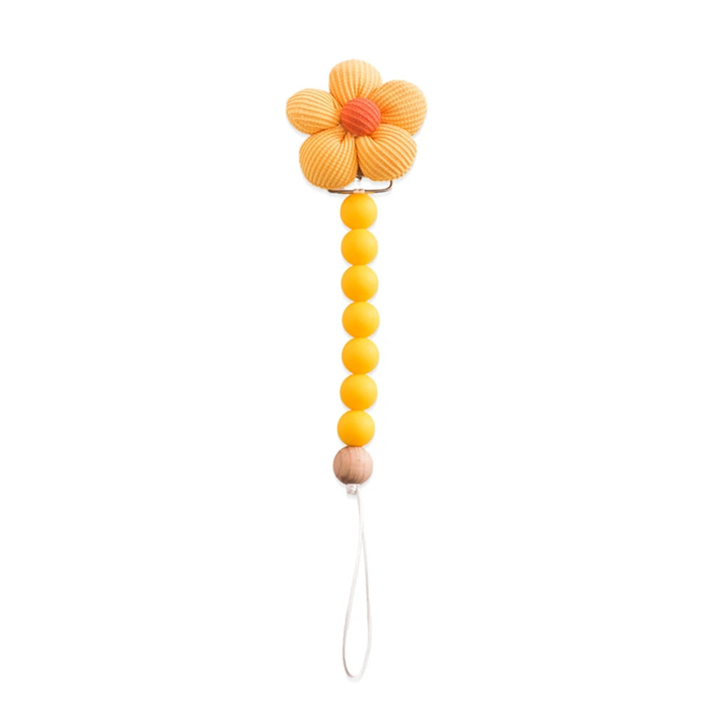 Silicone Baby Teether Rattle Soothing Toy 0-12 Months Bpa Free Food Grade Hand Bell 001