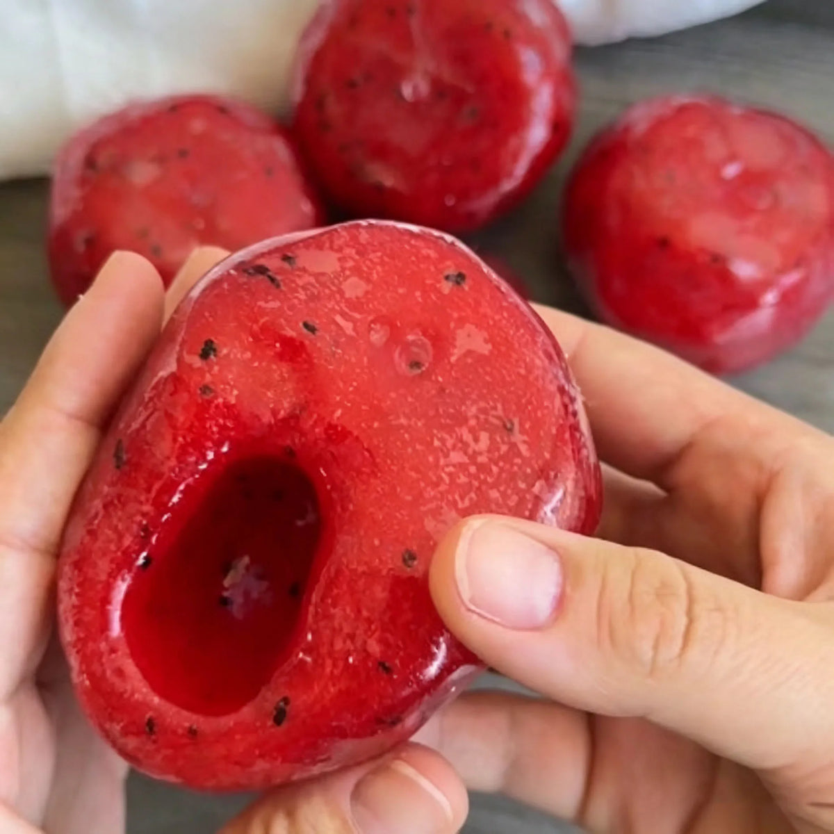 Slow Rising Handmade Ice Sand Squishy Ball Watermelon Potato Shape Soft Stress Relief Fidget Squeeze Toy